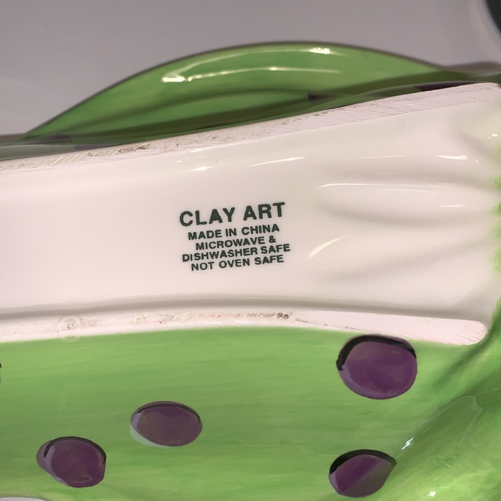 Clay art flip flop serving dish - Picture 6 of 7